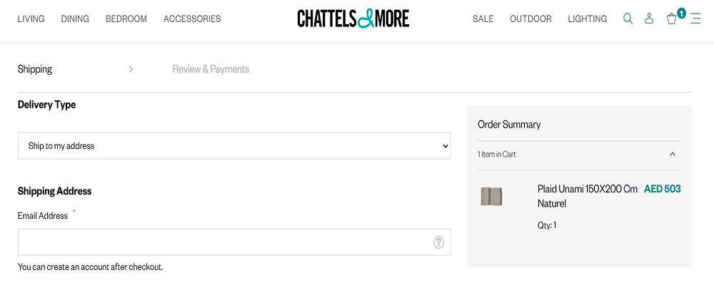 Chattels & More how to get discount code